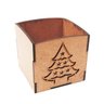 kit 15 Caixa Caixinha mdf 9 x 9cm mini panetone arvore natal - 2