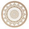 Kit 3 Mandala mdf mod1 30cm arte decoração escultura parede - 1