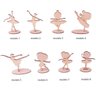 Kit 50 Bailarina 10 cm com base mdf 8 modelos a escolha - Modelo 4 - 2