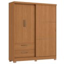 Ver imagem 1 de Guarda Roupa Casal 3p 2g 218x180 Cm C533 Canela Kappesberg