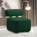 Ver imagem 2 de Poltrona Decorativa para Sala Kit 2 Helora Bouclê Verde E03 - D’Rossi