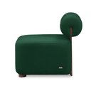 Ver imagem 7 de Poltrona Decorativa para Sala Kit 2 Helora Bouclê Verde E03 - D’Rossi