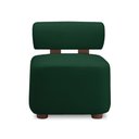 Ver imagem 5 de Poltrona Decorativa para Sala Kit 2 Helora Bouclê Verde E03 - D’Rossi