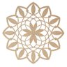 Kit 10 mini mandala mdf 15 cm m7 placa quadro decorativo - 2