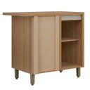 Ver imagem 2 de Balcão de Cozinha de Canto Allure 1 Porta 100% Mdf Jequitibá/gris - Linea Brasil