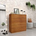 Ver imagem 1 de Cômoda Premium 5 Gavetas:cinamomo
