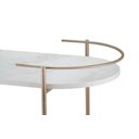 Ver imagem 3 de Carrinho Bar Oval Dourado Bebidas Café