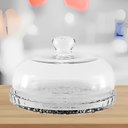 Ver imagem 2 de Queijeira Grande em Vidro com Tampa 20x12cm