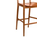 Ver imagem 3 de Banqueta Piter 55cm Madeira Maciça com Braça - Sallar Home