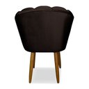 Ver imagem 3 de Cadeira para Mesa de Jantar Flor Moderna - Balaqui Decor Cor:Marrom