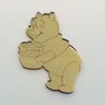 Kit 50 Aplique ursinho pooh puff Acrilico espelhado AP275 - Acrílico Espelhado Dourado - 2