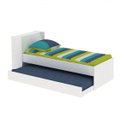 Ver imagem 2 de Bicama Solteiro com Baú Mika Espresso Móveis