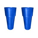 Ver imagem 1 de Kit 2 Vaso Plantar Lux 65x30 Decoração Hall Entrada Jardim Design Elegante