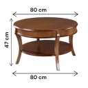 Ver imagem 2 de Mesa de Centro Mandarim Imbuia