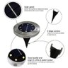 Kit 8 Refletor Solar Jardim Aço Inox 8w Sensor Claridade - 3