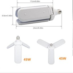 Lâmpada Luminária LED 45W Pétalas Dobrável Ultra Brilhante - 3 Lâmpada Luminária LED 45W Pétalas Dobrável Ultra Brilhante - 3