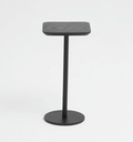 Ver imagem 2 de Mesa de Apoio Tokka - Tampo Ebano - Base Aço Carbono - Altura 50cm