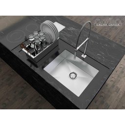 Cesto Escorredor Inox 3 Módulos para Cuba Calha Úmida - 7