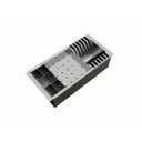 Ver imagem 1 de Cesto Escorredor Inox 3 Módulos para Cuba Calha Úmida 42,3cm