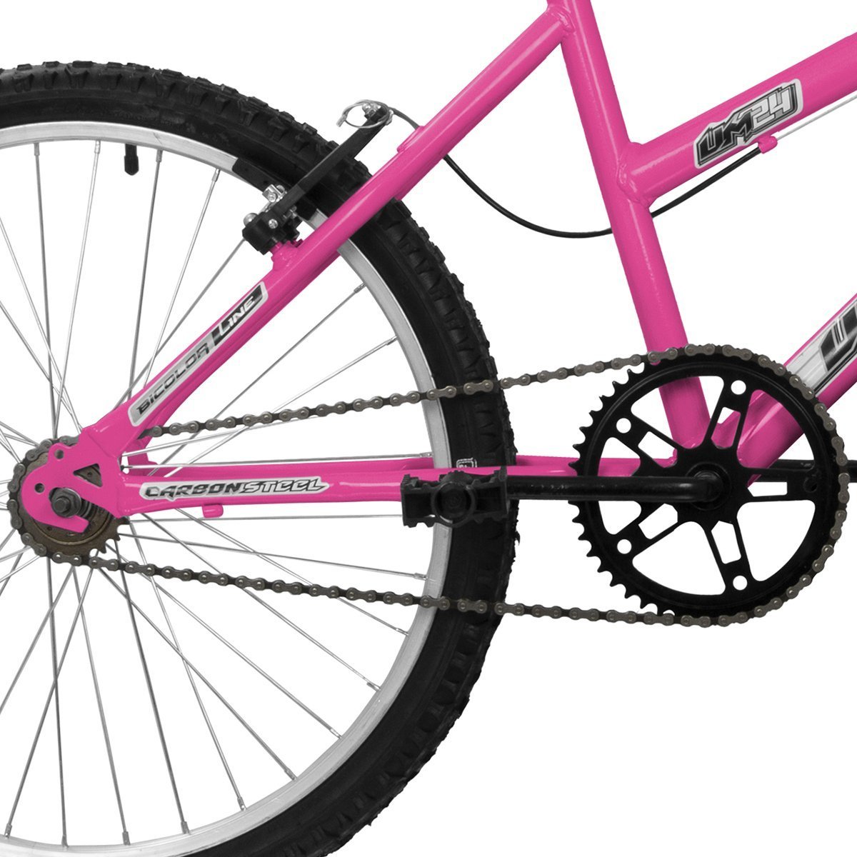 ULTRA BIKE Bicicleta Bikes Bicolor Feminina Aro 24 – 18 Marchas