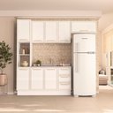 Ver imagem 1 de Cozinha Compacta 250084 4 Peças Amara Branco Politorno Móveis