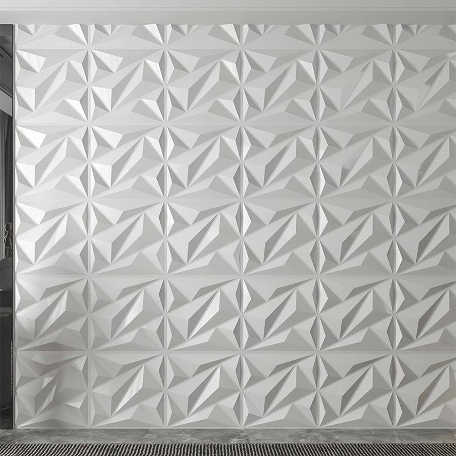 KIT 32 Placas 3D PVC Decoração Revestimento de Parede e Teto (8m²) - DIAMOND - 4