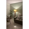 Luminária Coluna de Piso Áustria Desmontável em Madeira com Cupula para Sala Quartos - 3