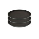 Ver imagem 1 de Bandeja de Garçom Antiderrapante 40 Cm Redonda Profissional Kit 10 Pçs Frigopro
