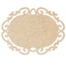 Kit 10 placa mdf arabesco 30 x 22 cm festa arte casamento - 1