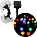 Ver imagem 5 de Grinalda Cordão Luzes Solares Rosas Coloridas Jardim 20 Leds