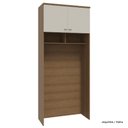 Ver imagem 1 de Guarda Roupa Modulado Ponte 100cm 2 Portas 234cm Alt Setiba