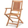 Cadeira Dobravel Primavera Com Bracos Stain Jatoba - 34807 - 1