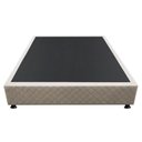 Ver imagem 4 de Base Box para Cama Casal 138x188cm Liz S05 Suede Bordado Bege - Mpozenato