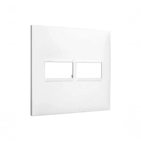 Placa 1+1 Posto 4x4 Branca 618511bc