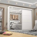 Ver imagem 1 de Guarda-Roupa Casal com Espelho 2 Portas de Correr Belgrado Espresso Móveis Flex Color