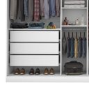 Ver mais imagens de Guarda-Roupa Casal com Espelho 2 Portas de Correr Belgrado Espresso Móveis Flex Color
