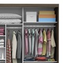 Ver imagem 7 de Guarda-Roupa Casal com Espelho 2 Portas de Correr Belgrado Espresso Móveis Flex Color