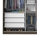 Ver mais imagens de Guarda-Roupa Casal com Espelho 2 Portas de Correr Belgrado Espresso Móveis Flex Color