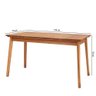 Mesa Retangular Madeira Maciça de Eucalipto Neo Castanheira - 3