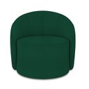 Ver imagem 5 de Poltrona Orgânica Giratória Kit 2 Lua Bouclê Verde D03 - D’Rossi