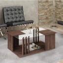 Ver imagem 2 de Mesa de Centro com Tampo em Vidro Jade Valdemóveis