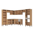 Ver imagem 3 de Cozinha Completa 9 Peças com Torre Quente e Paneleiro Duplo Jade