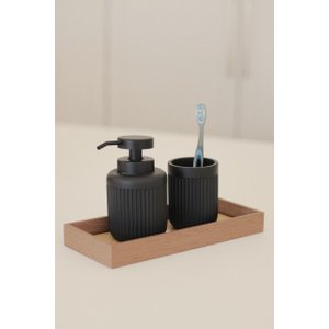 Bandeja Glass com Rattan - P