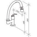 Ver imagem 2 de Torneira Pratika Cromado de Saída Lateral Banca 1167-p-cr Fabrimar