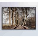 Ver imagem 3 de Quadro Trilhos 90x60 Cm Vidro Impresso