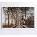 Ver imagem 2 de Quadro Trilhos 90x60 Cm Vidro Impresso
