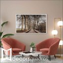 Ver imagem 1 de Quadro Trilhos 90x60 Cm Vidro Impresso
