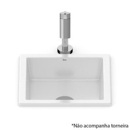 Cuba Sobrepor ou Embutir Roca Óptica Branco 33cm - 2