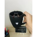 Ver imagem 4 de Caneca Fosca 300ml + Colher Gatinho Inox