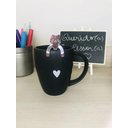 Ver imagem 3 de Caneca Fosca 300ml + Colher Gatinho Inox